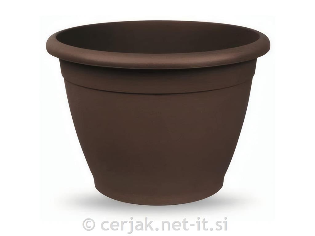 Lonec cvetlični NAXOS rjav fi 30