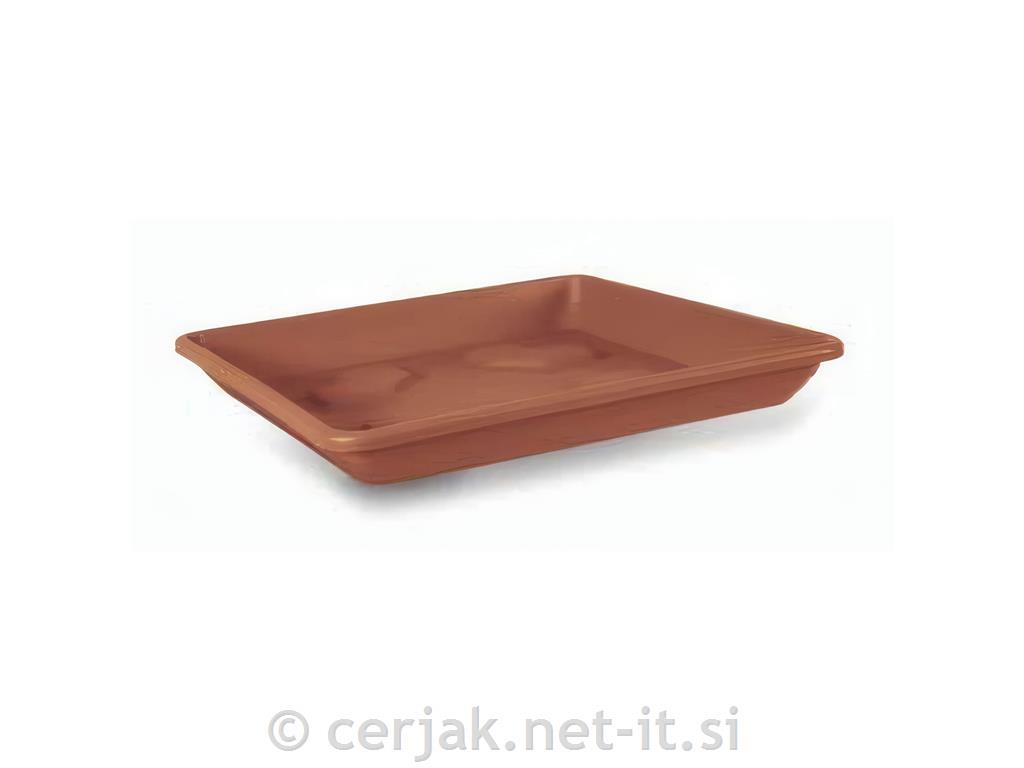 Podstavek kvadratni PVC cvetlični lonec 14×14