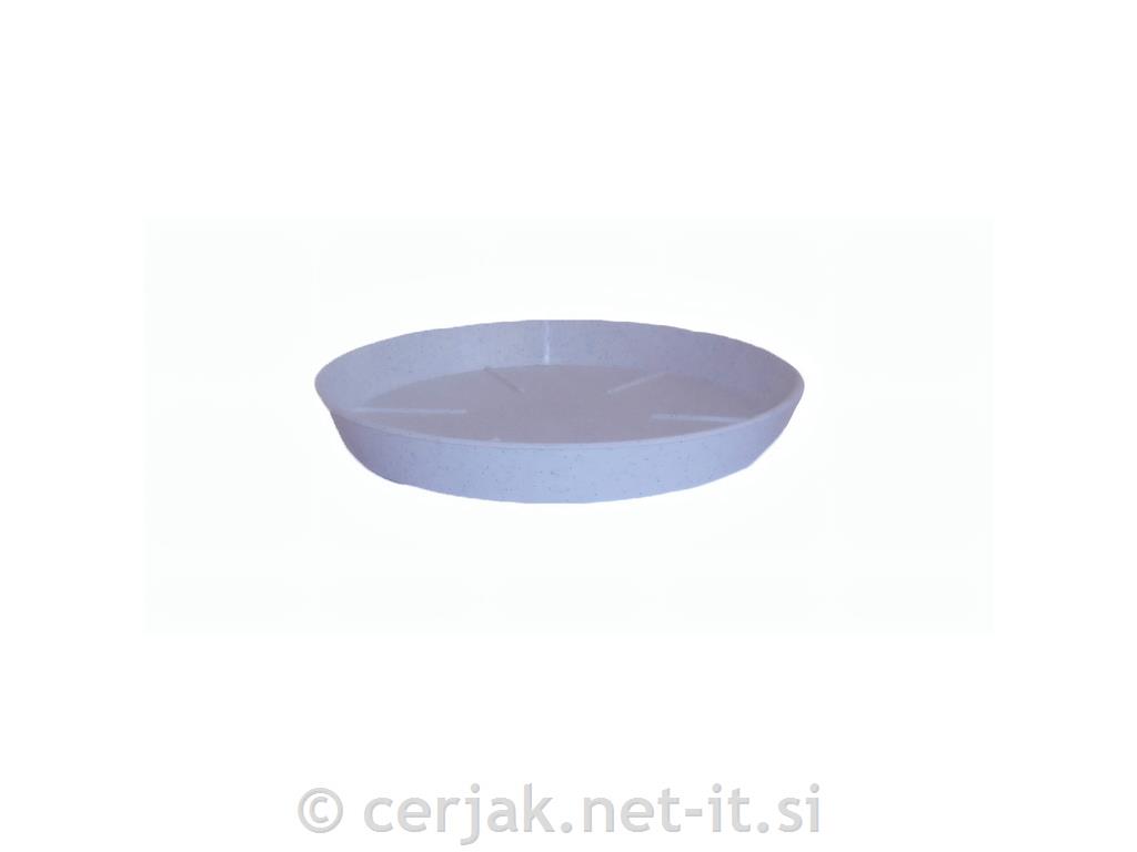 Podlaga lonca PVC 26 granitno bela