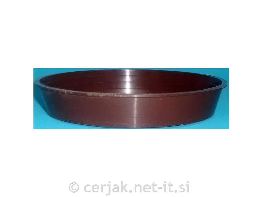 Podlaga lonca PVC 10 rjava