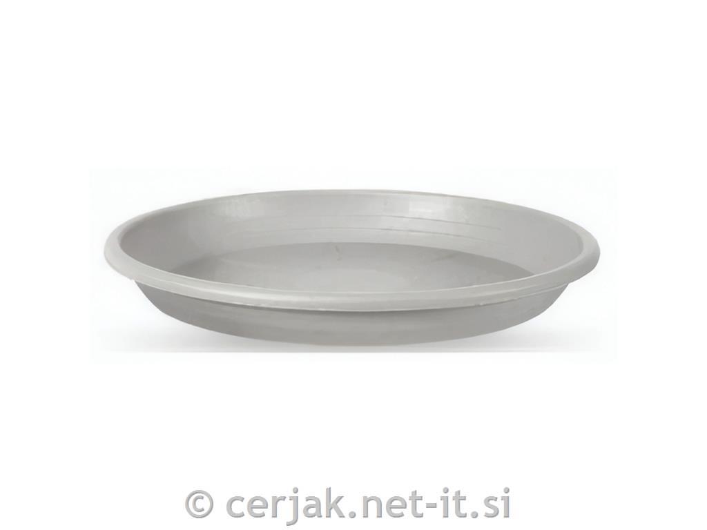 Podstavek lonec Cilinder pastel siv fi 22