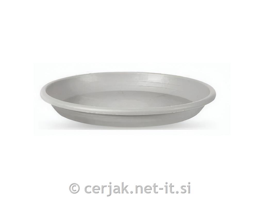 Podstavek lonec Cilinder pastel siv fi 28