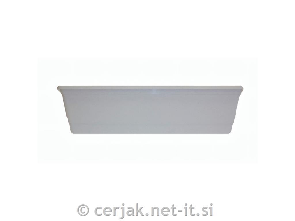 Cvetlično PVC korito XL 40 granitno belo