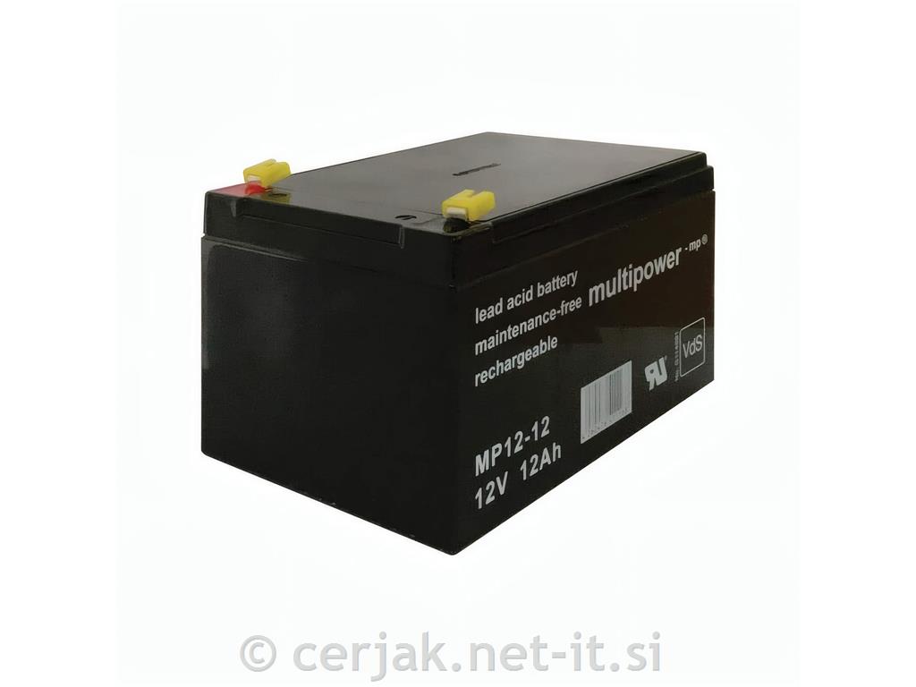 Akumulator nadomestni za Sun Power 12V, 12Ah