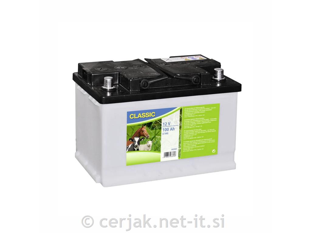 Akumulatorji za pašne ograje 12V, 100Ah