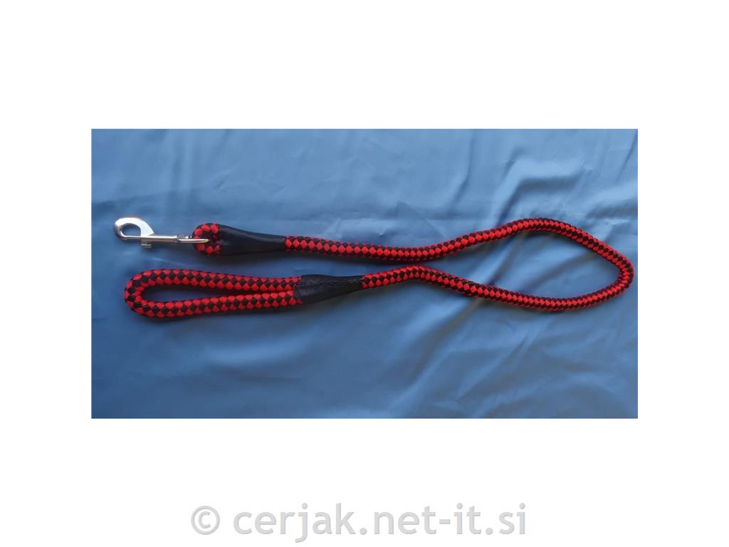 Dvobarvni povodec za pse, 120 x 12 mm