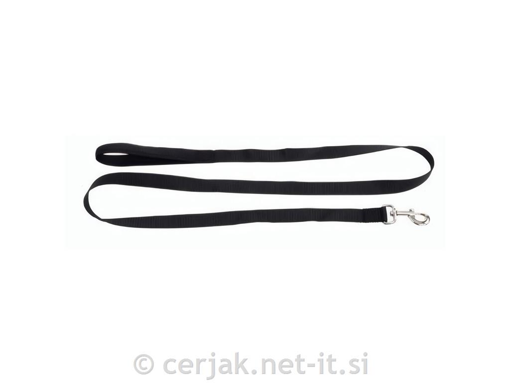 Povodec Miami Soft 180cm/25mm črna