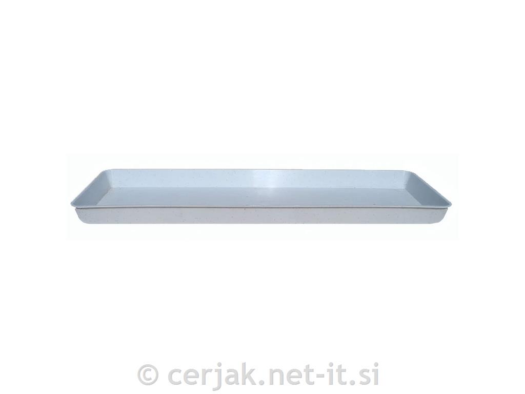 Podlaga korita PVC 60 granitno bela