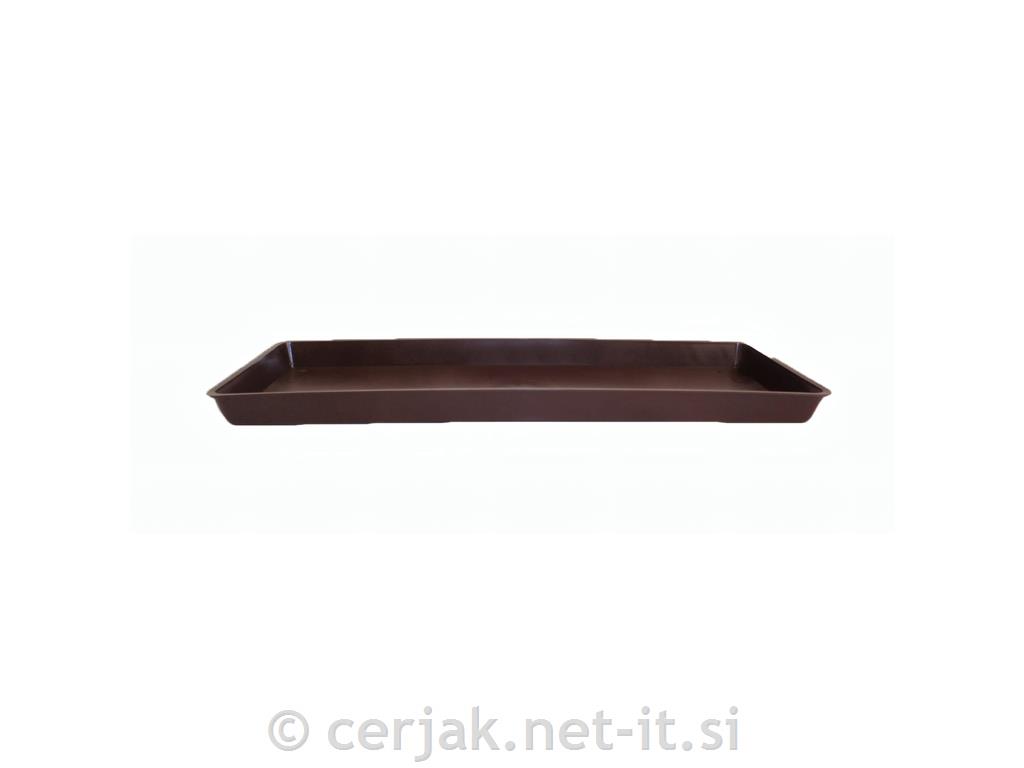 Podlaga korita PVC 50 rjava