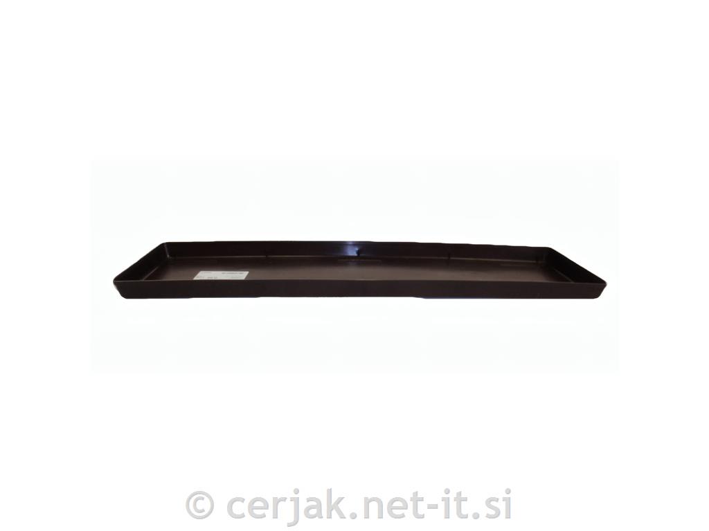 Podstavek korita PVC standard 80 rjava