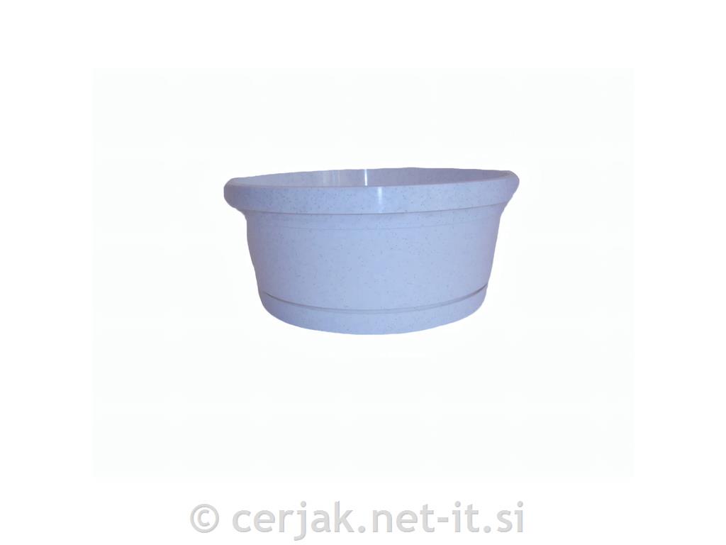 Posoda PVC 30 granitno bela