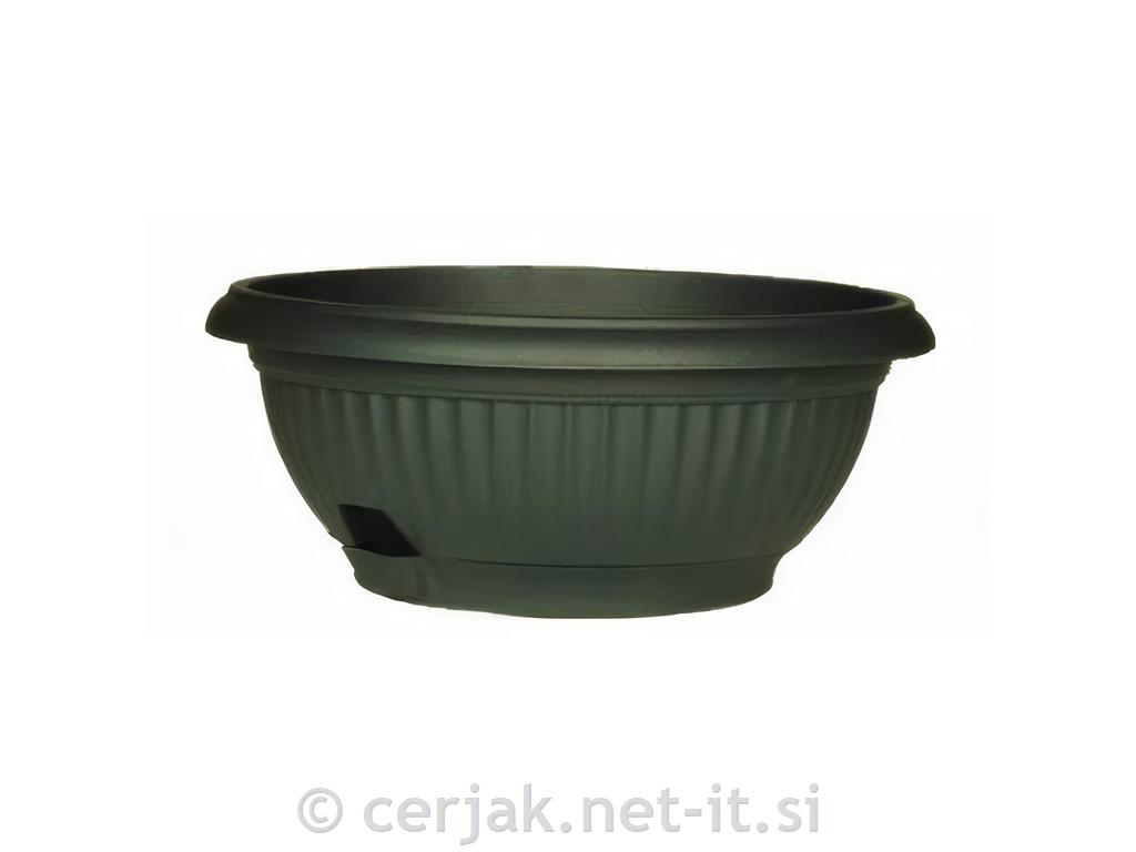 Skleda PVC Mediteran s pod. 23 antracit