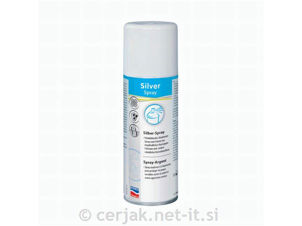 Sprej srebrn Aloxan, 200ml