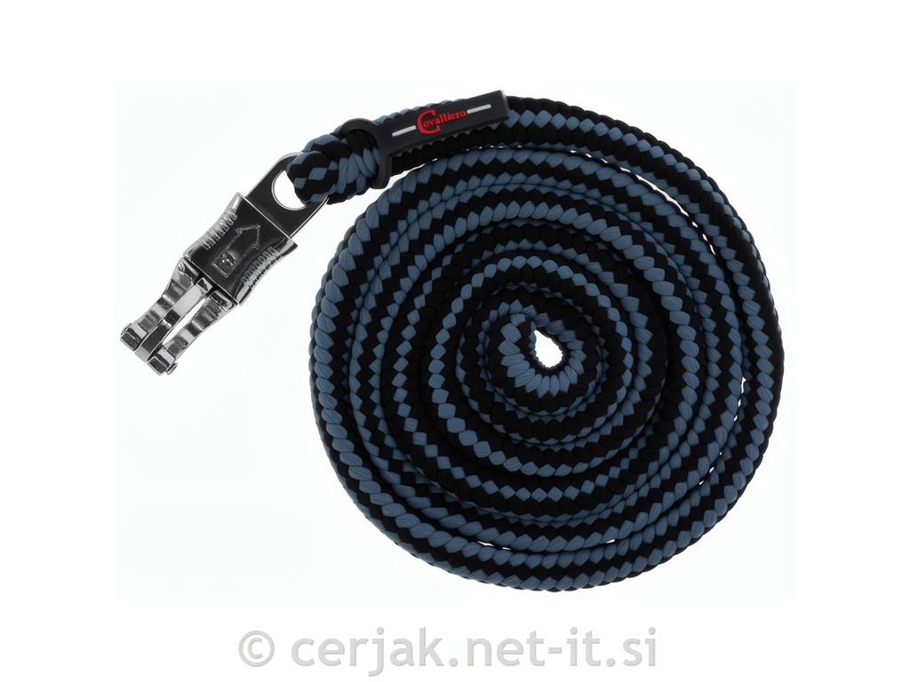 Povodec Hippo panic, 2m črno/siv