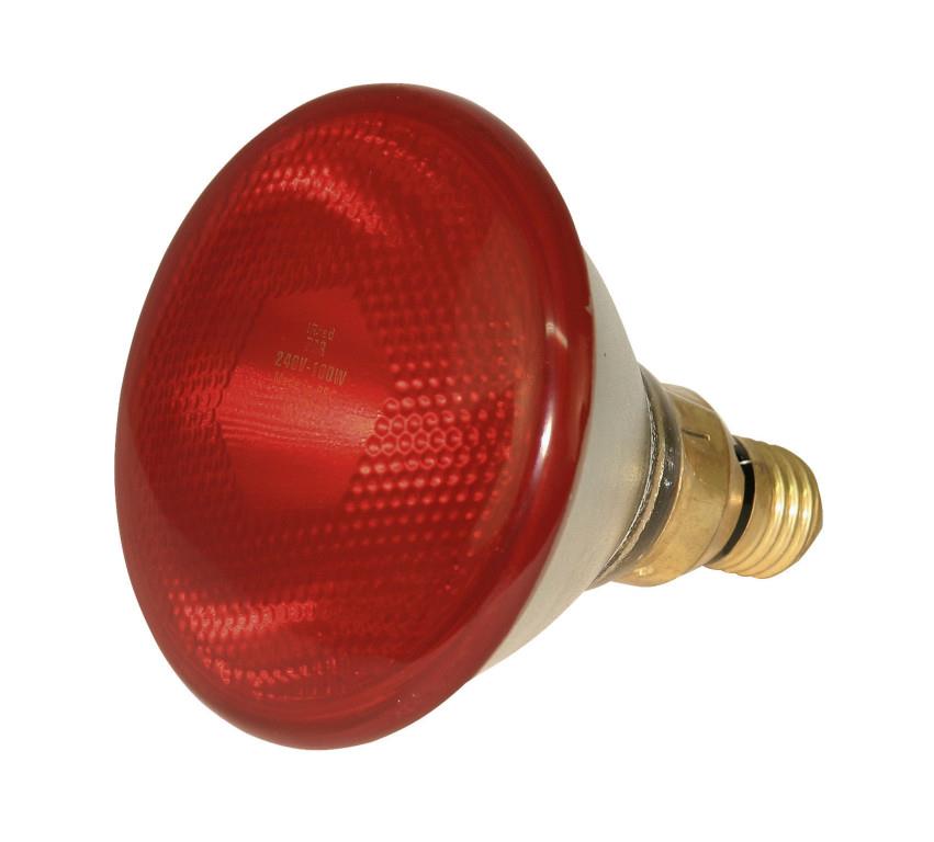 Žarnica IR varčna 100 W rdeča