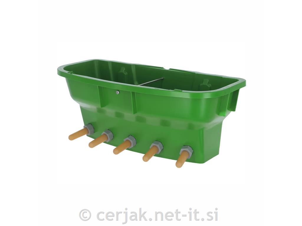 Napajalno korito za teleta Multi Feeder 5 ventili in cuclji