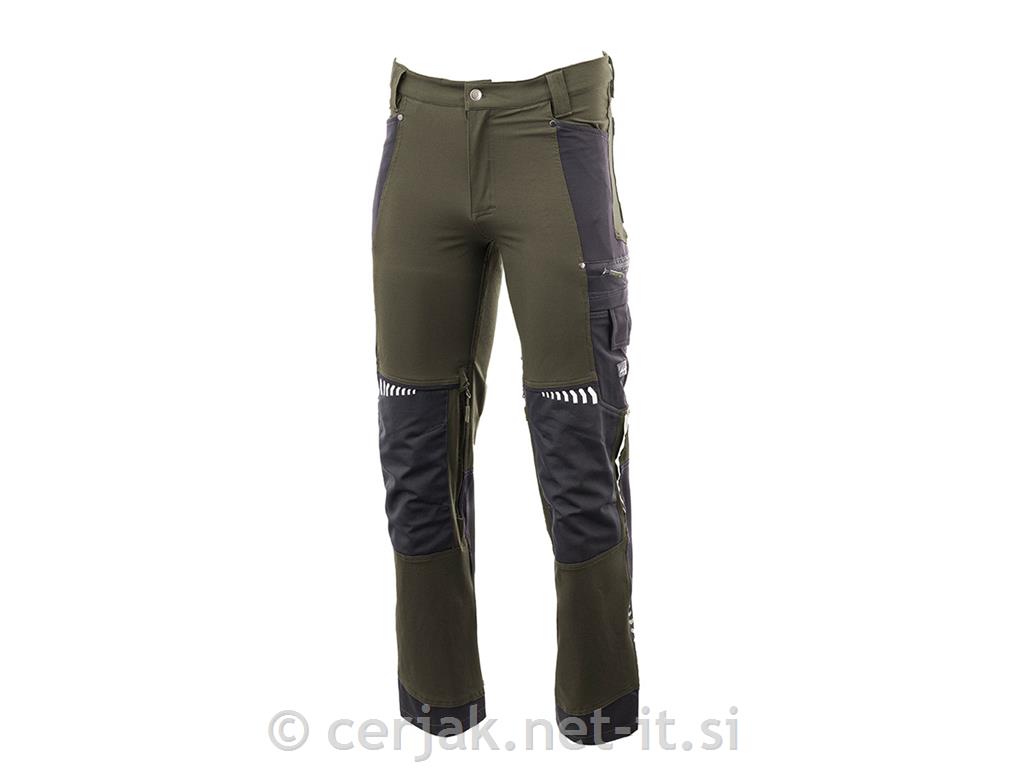 Delovne hlače Ultimate Flex zelene