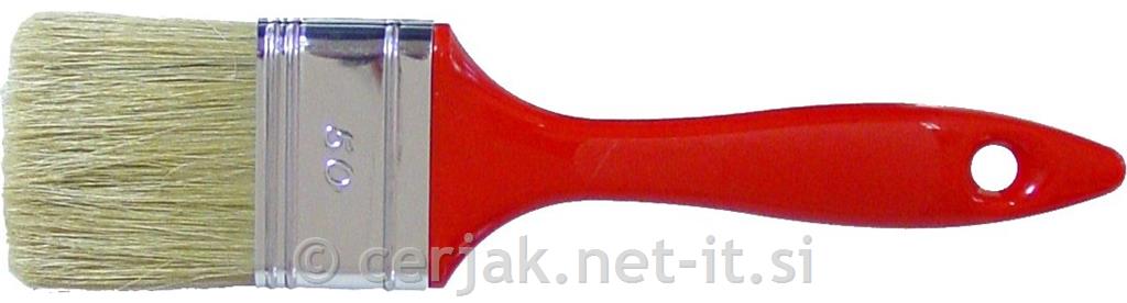 Ploščati čopič 20x15mm, rdeč