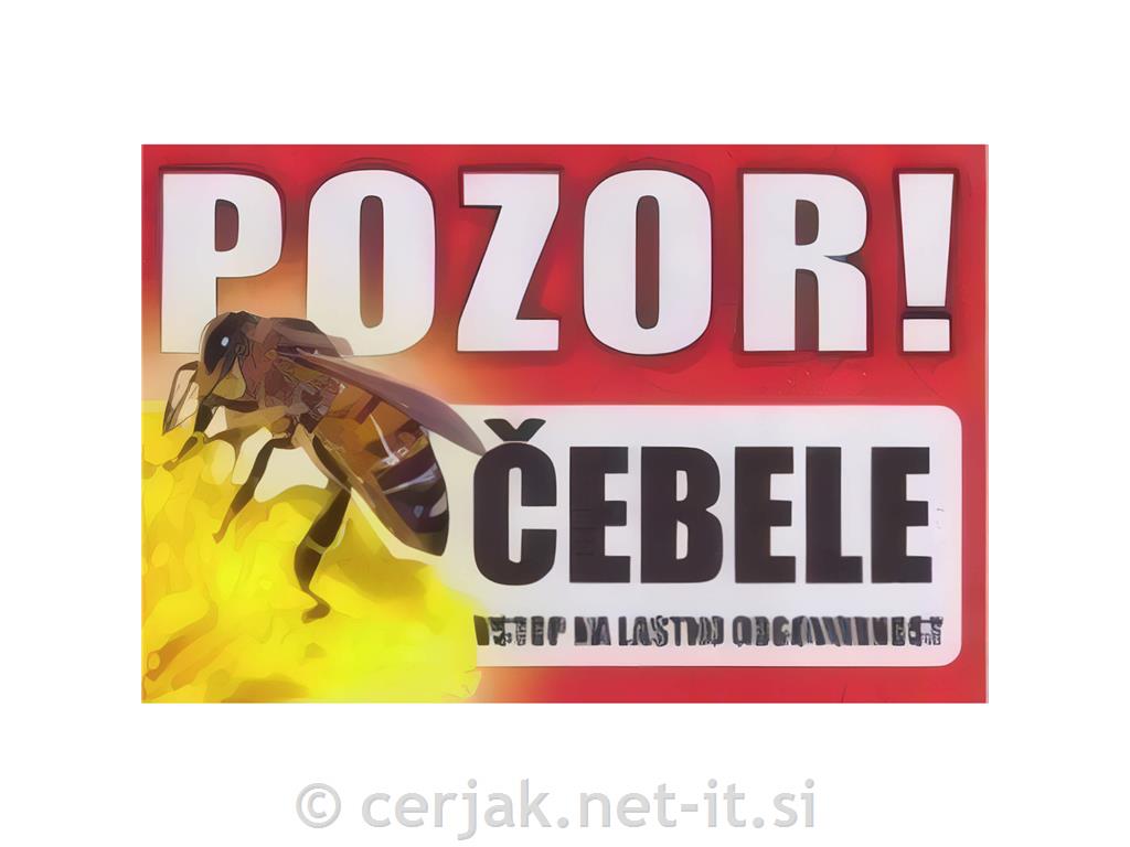 Opozorilna tabla Pozor čebele