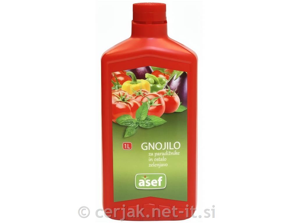 ASEF Tekoče gnojilo za paradižnike in ostalo zelenjavo 1L