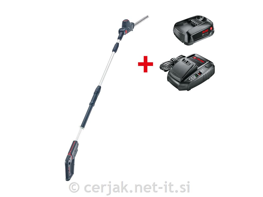 Višinski obrezovalnik HTA 1845 + 2,5Ah