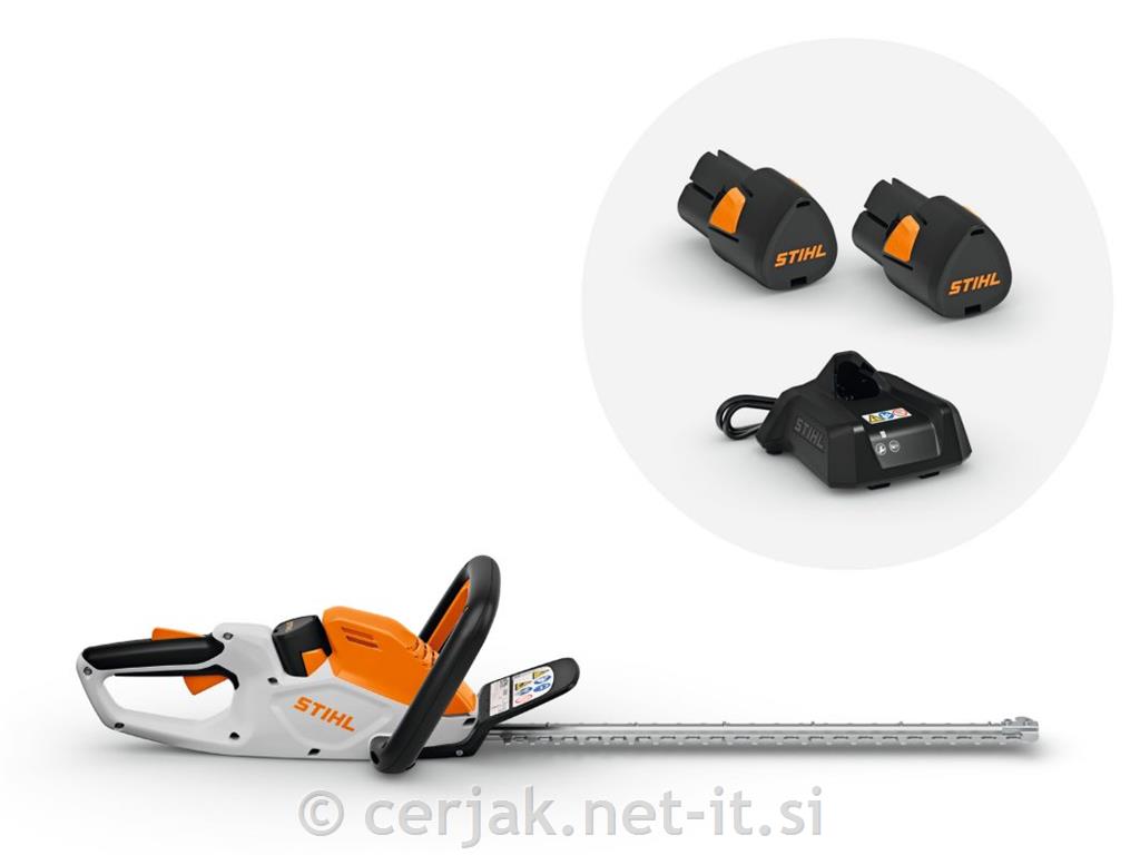 Akumulatorski rezalnik za živo mejo HSA 40 STIHL