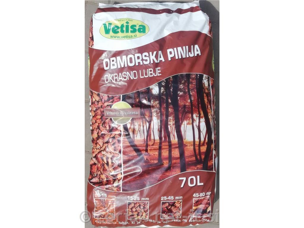 Lubje pinije 10-25, 25 - 45 mm ali 18-25 mm, 70 litrov