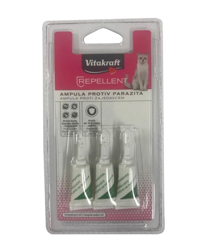 Ampule biocidne 3X1ml za mačke