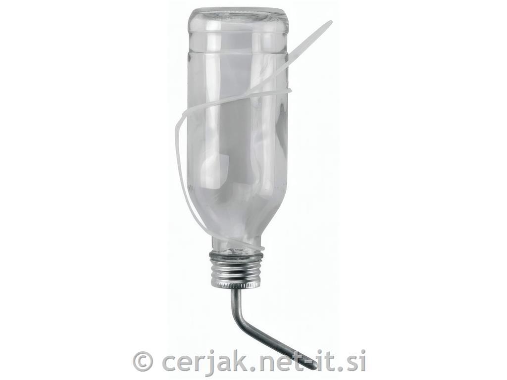 Napajalnik za zajce - steklen 500 ml
