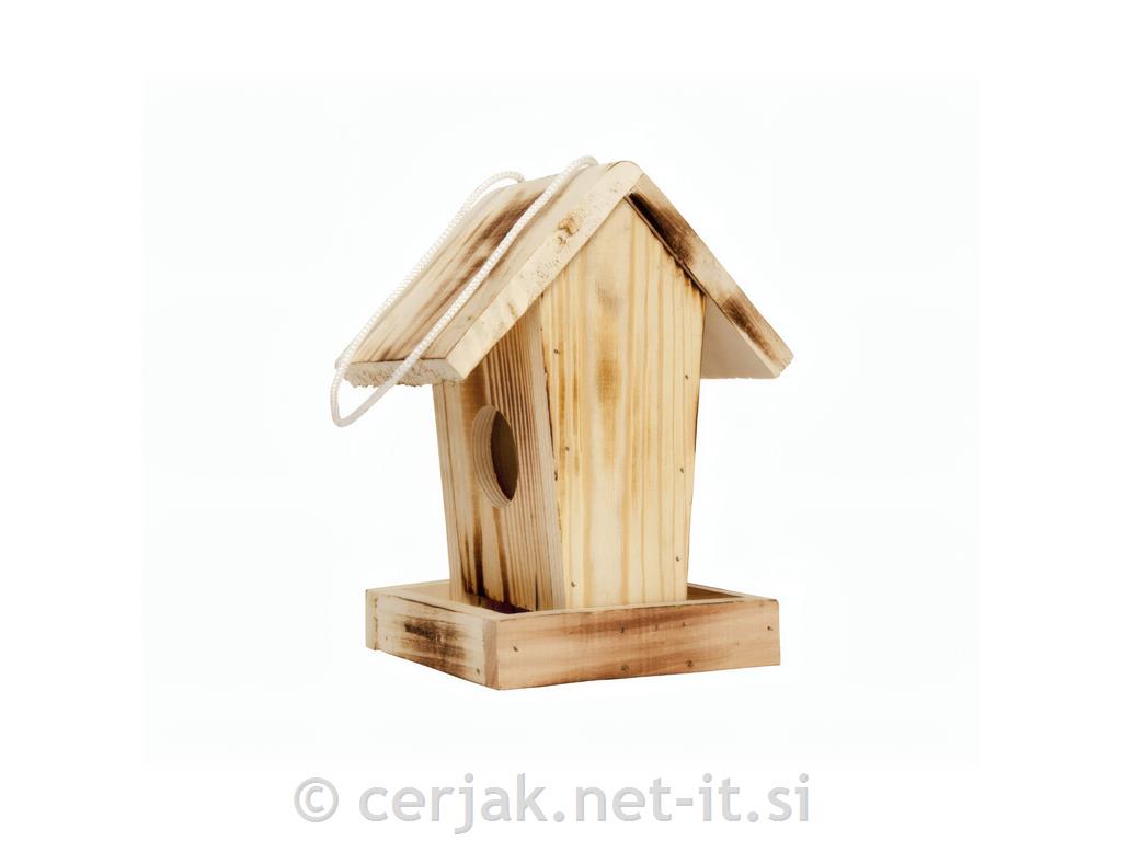 Ptičja krmilnica Cotagge, 16 x 14 x 23 cm lesena