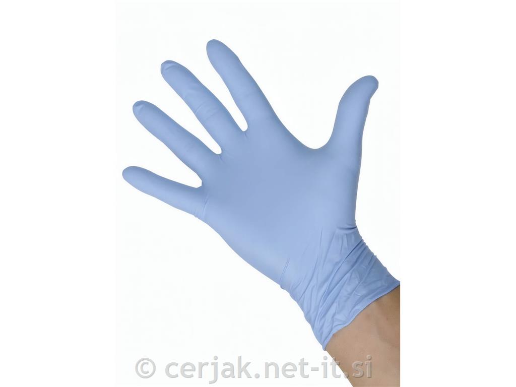 Veterinarske vsestranske rokavice Nitril 4 vel. M