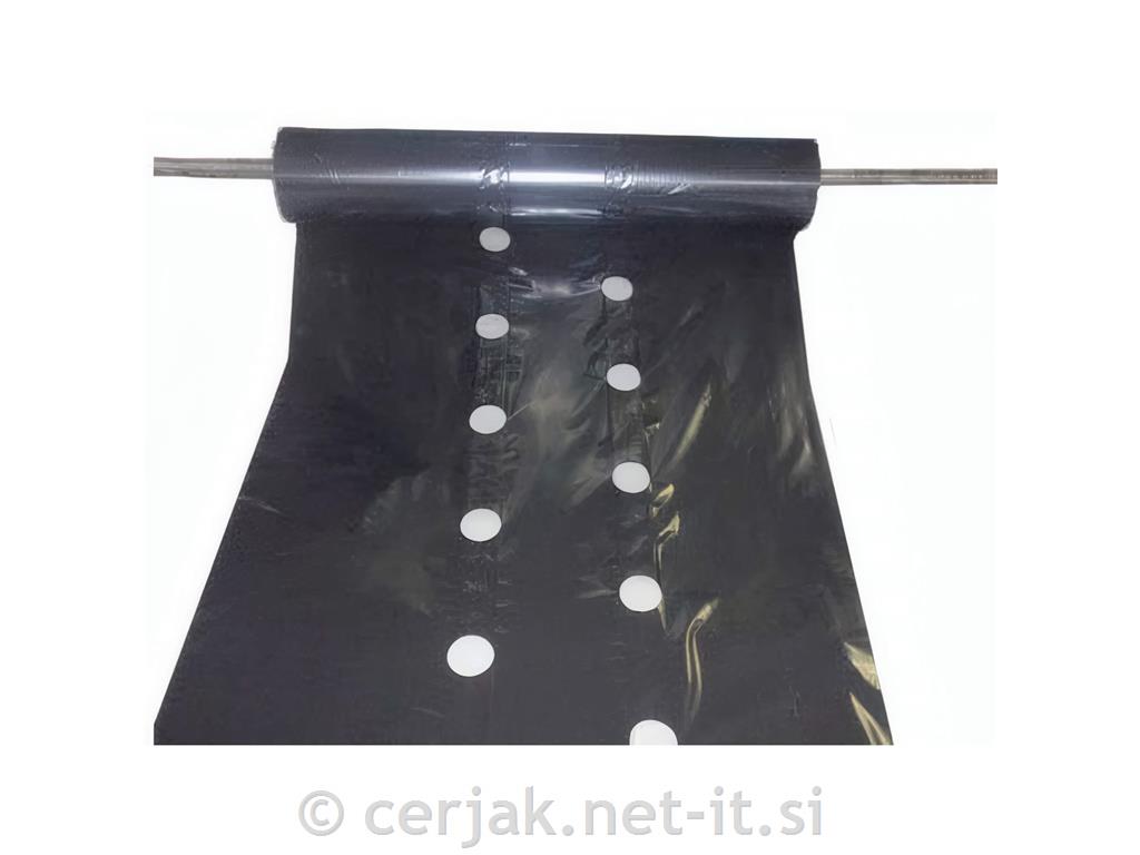Folija za jagode črna PVC