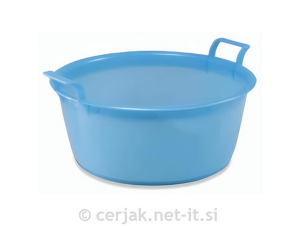Škaf okrogel 28L - beli