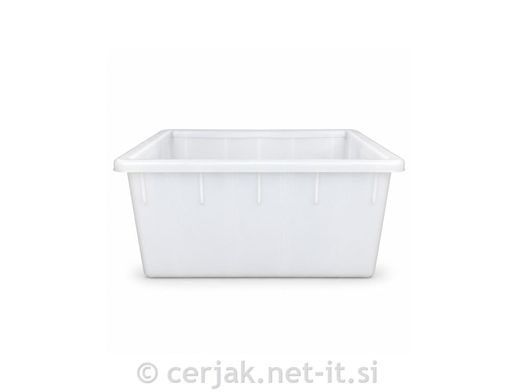 Zaboj 220 L bel stranice polne