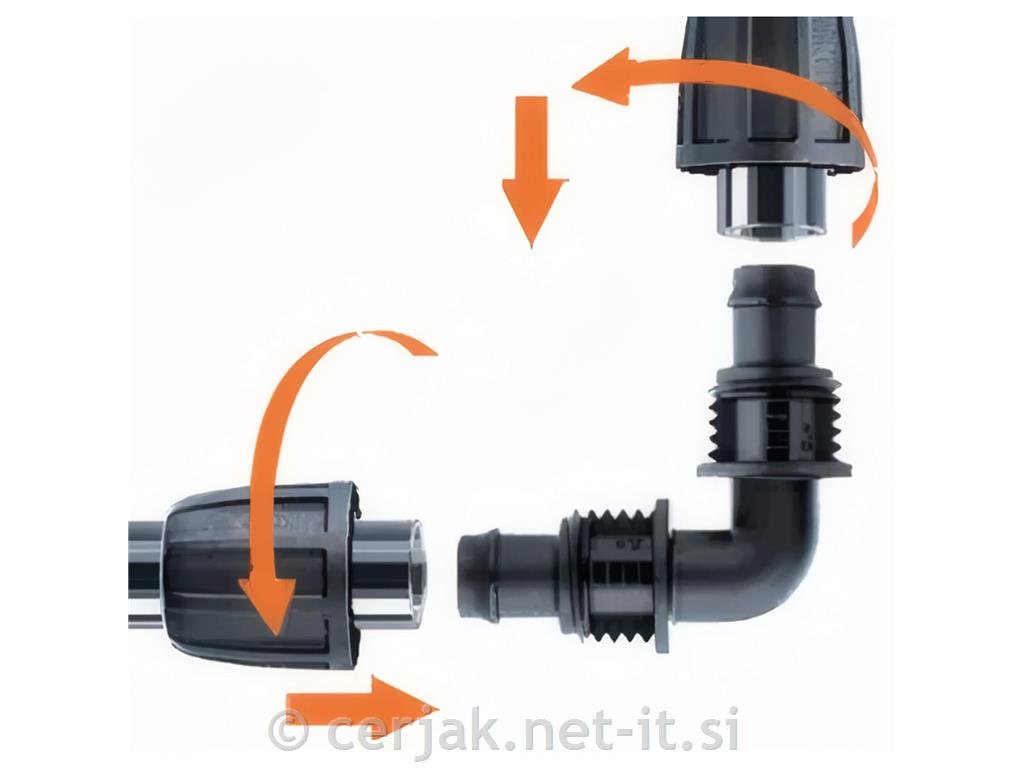 Spojno koleno 1/2", Claber