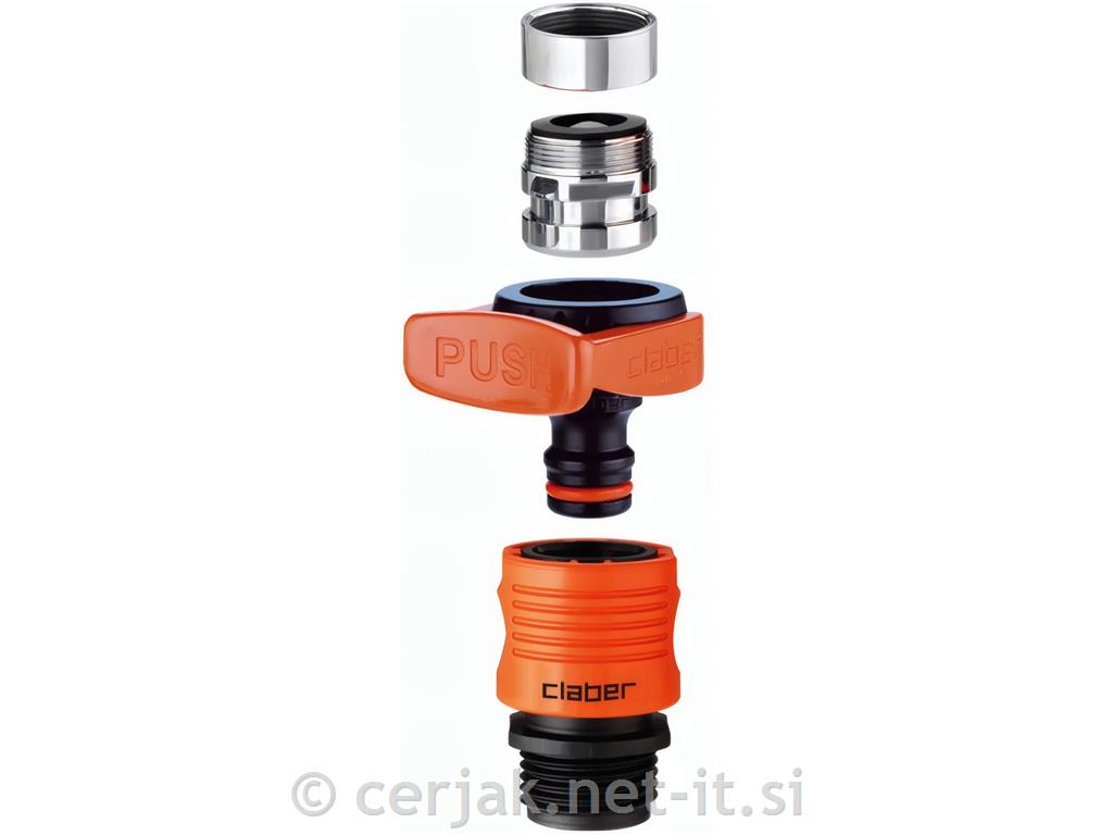 Priključek za pipo 3/4" Quick-Click Claber
