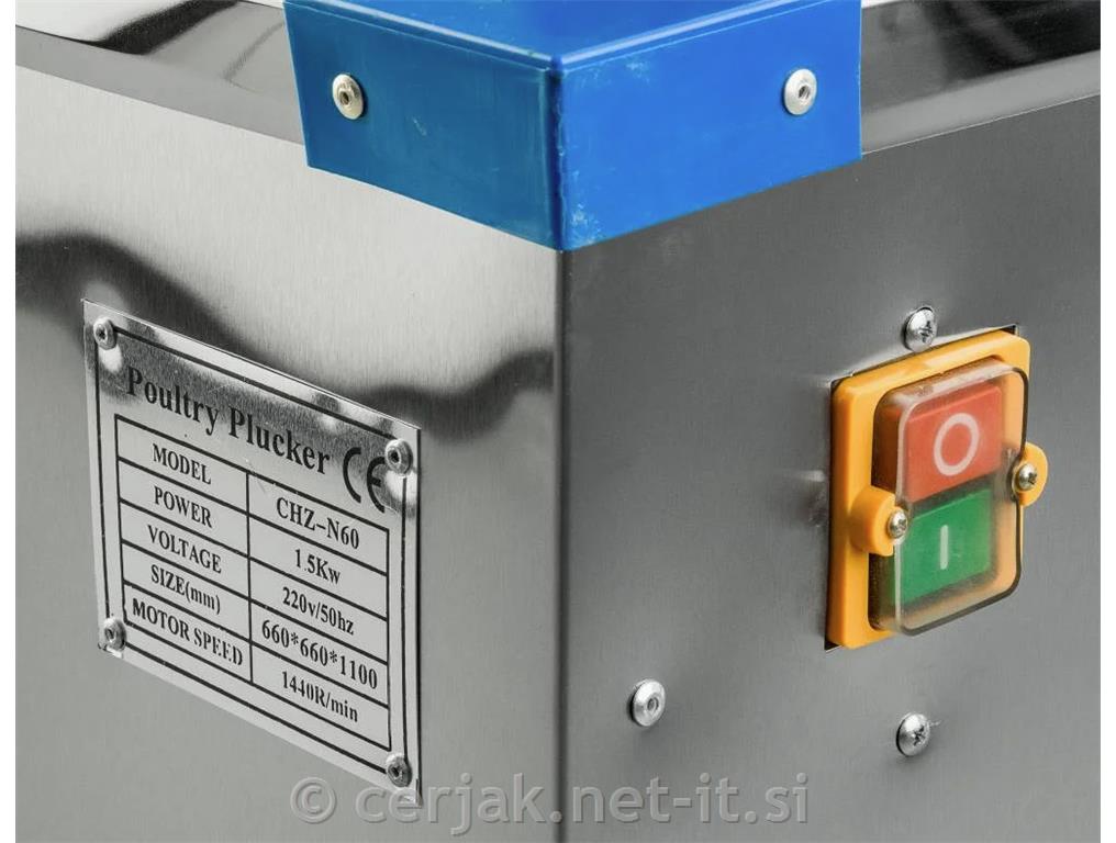 Skubilnik perutnine CHZ-N50 230V/50Hz