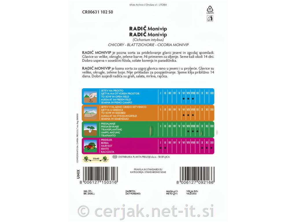 Radič Monivip, 10 g