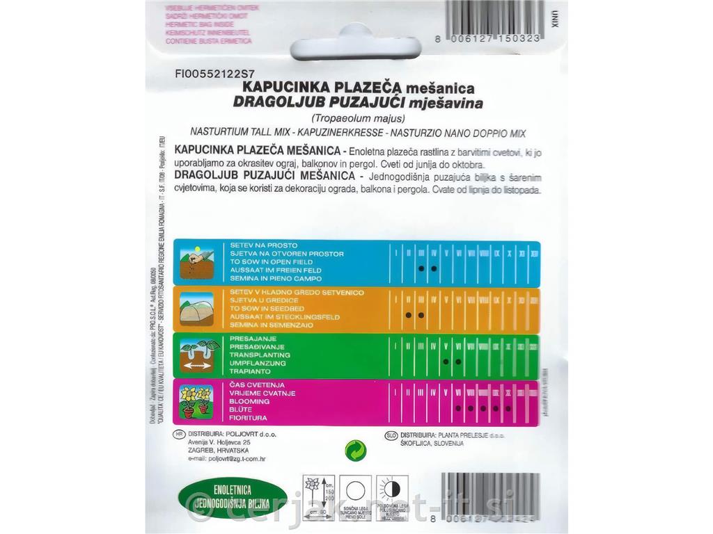 Kapucinka plazeča 2g