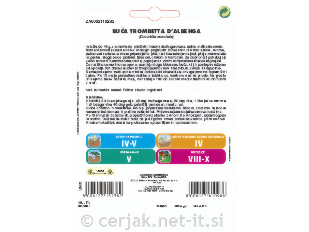 Buča Trombetta, 5 g