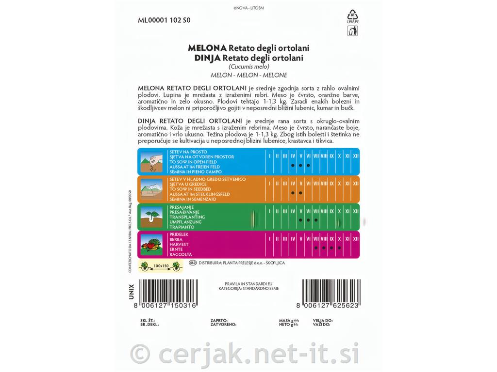 Melona Retato degli ortolani 3g