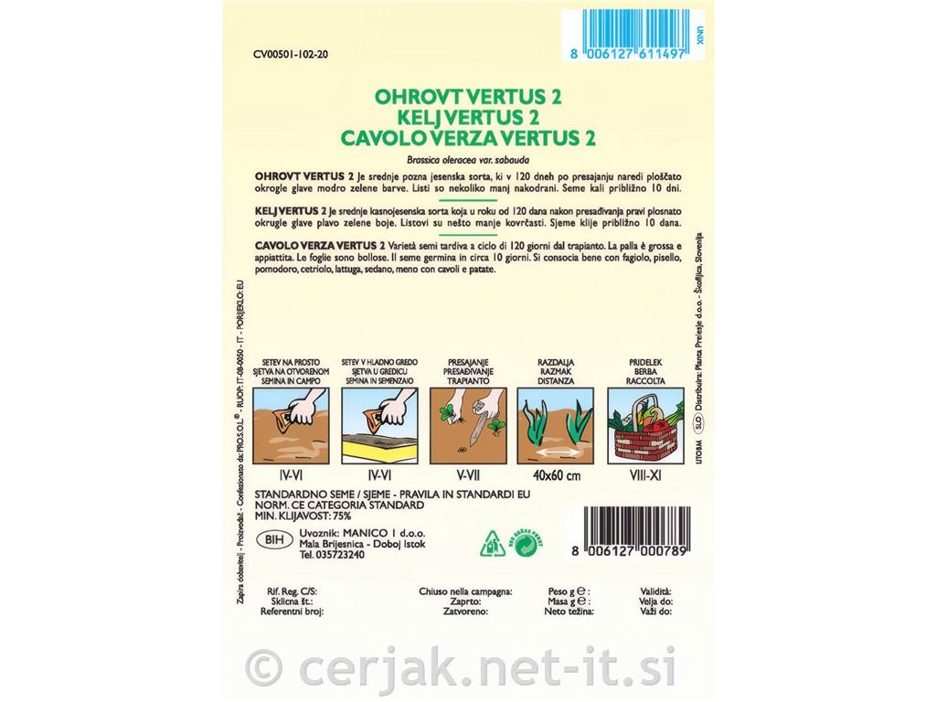 Ohrovt Vertus, 3 g