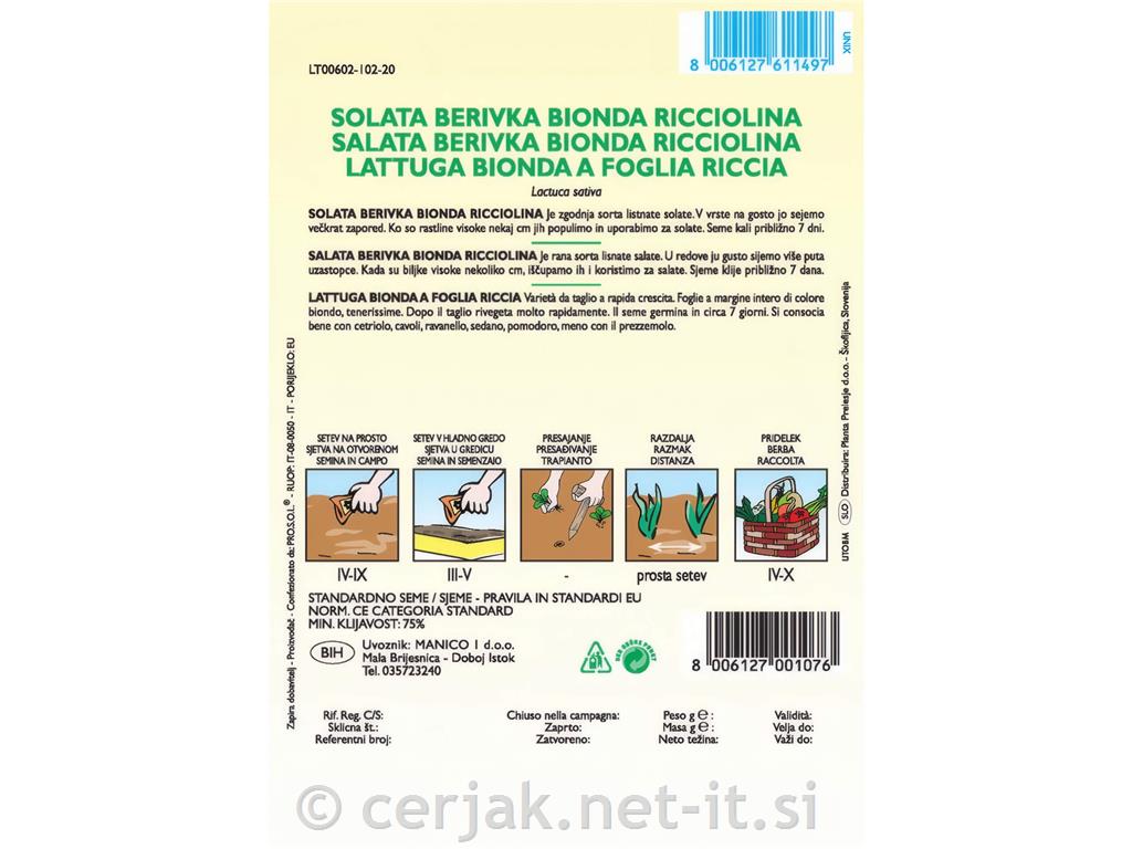 Solata berivka, 5 g