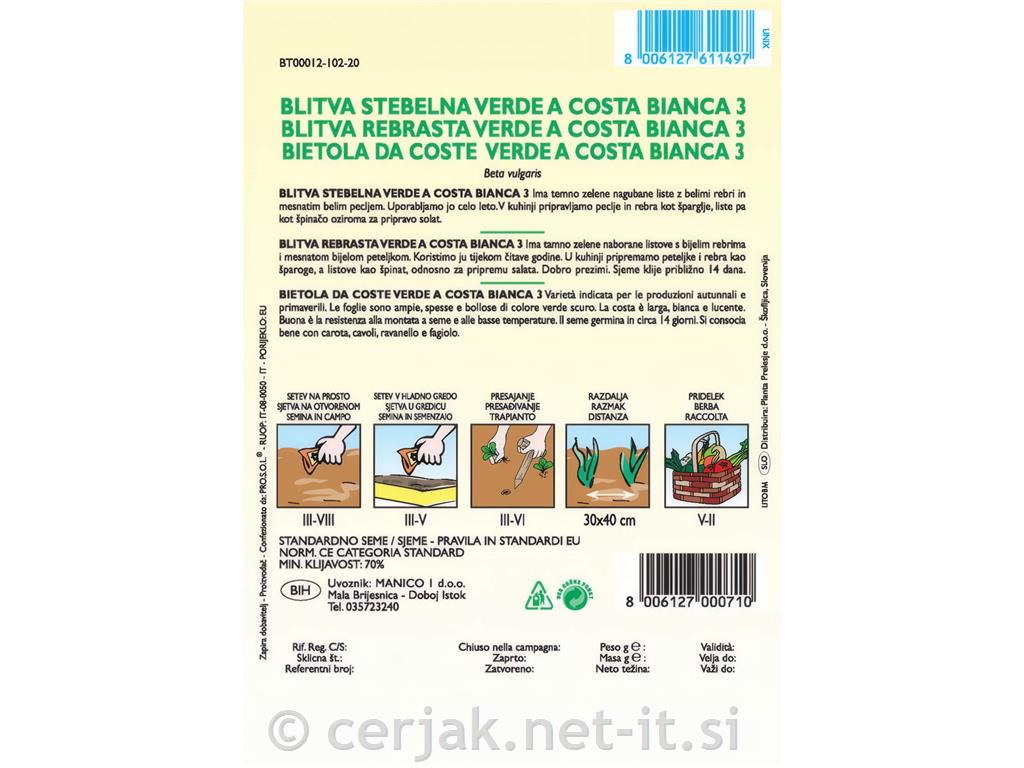Blitva srebrnolistna Verde 6 g