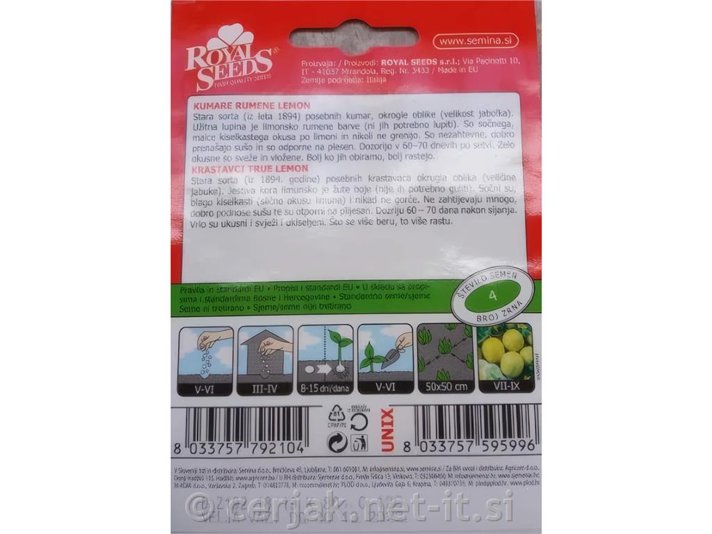 Rumena kumara 0,12g