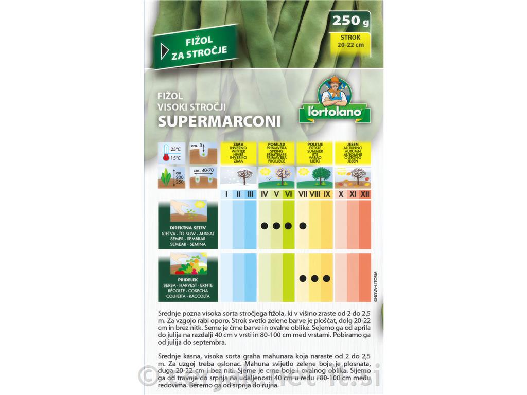 Fižol visoki supermarconi 250g