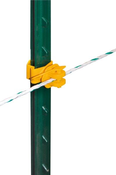 Izolator Pinlock T-Post rumen, 25kos