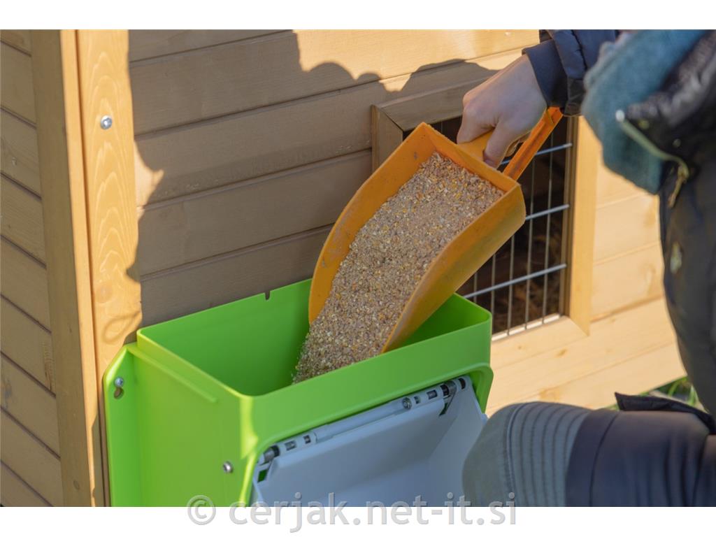 Krmilnik z zaščitno loputo, 7,5 kg SmartCoop
