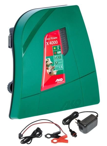 Pastir električni AKO Duo X 4000 - 110km, 12V (230V)