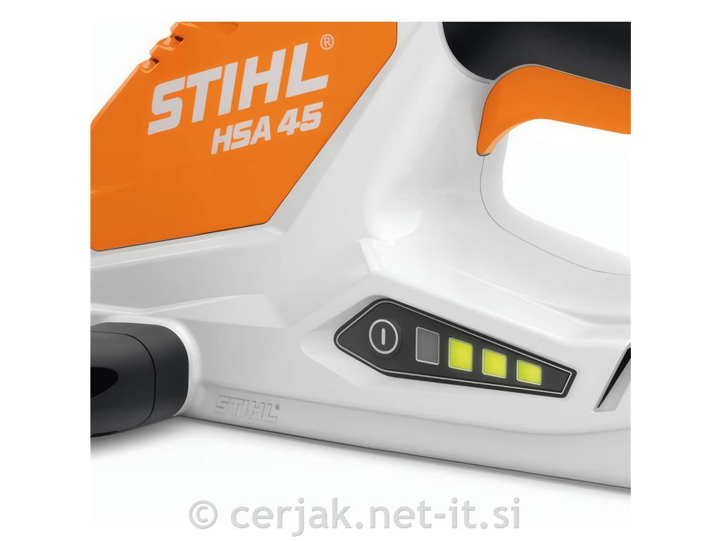 Akumulatorski rezalnik za živo mejo HSA 45 STIHL
